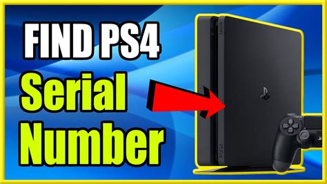 How to Find PS4 Serial Number and Model Number (Easy Method!).